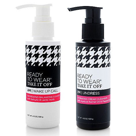 Ready To Wear Beauty Take It Off Am & Pm Cleanser Duo