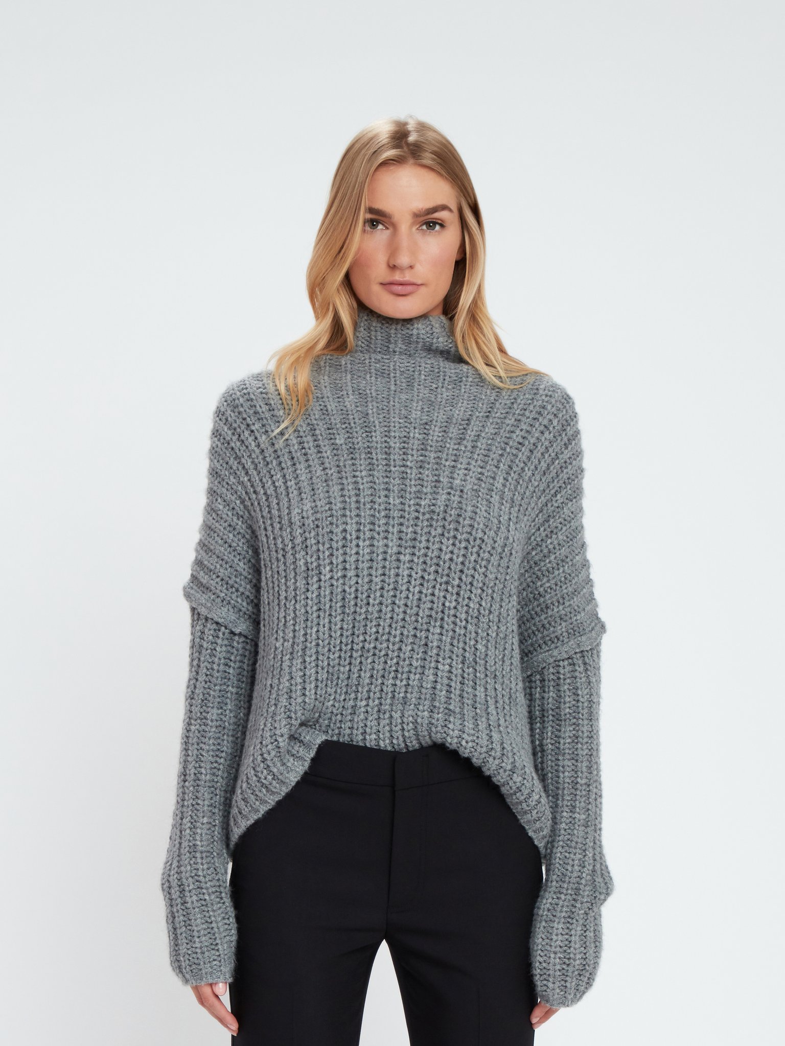 Rebecca Minkoff Kacey Rib Turtleneck Sweater | Verishop