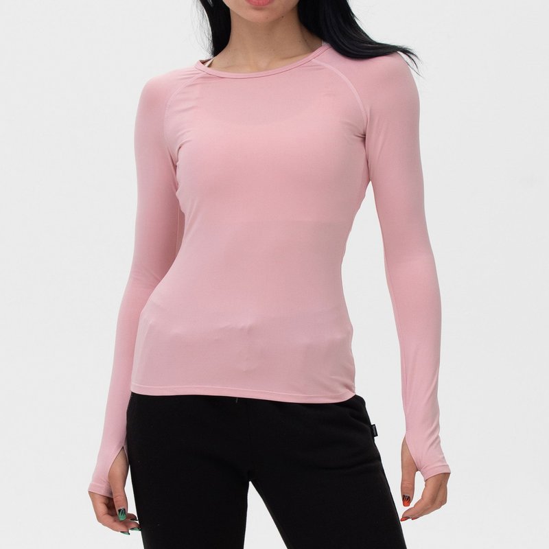 Rebody Citizen Compression Long Sleeve In Pink