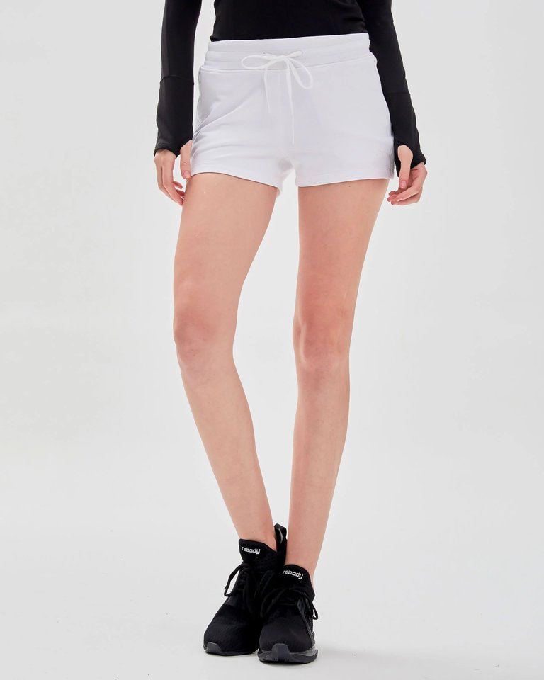 City Zip Shorts - Brilliant White