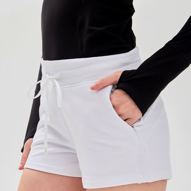 Rebody City Zip Shorts In White