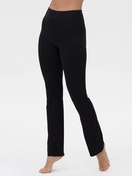 Constance HR Coziplex™ Wide Leg Yoga Pants 29.5" - Black