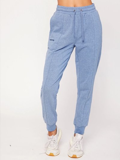 rebody Pintuck French Terry Joggers - Indigo Heather Blue product