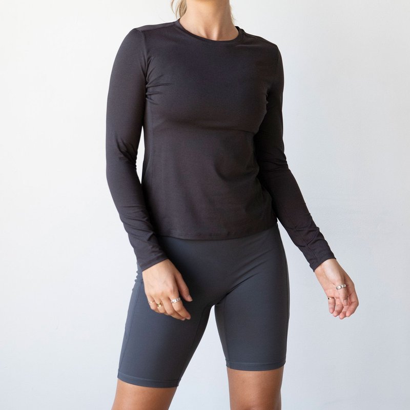 Rebody To Practice Compression Long Sleeve In Black