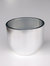 Doré Set/3 Gilded Glass Oval Vases - Silver