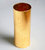 Doré Set/6 10" Gilded Glass Cylinder Vases