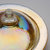 Rabat 5.5" Gilded Glass Covered Dish