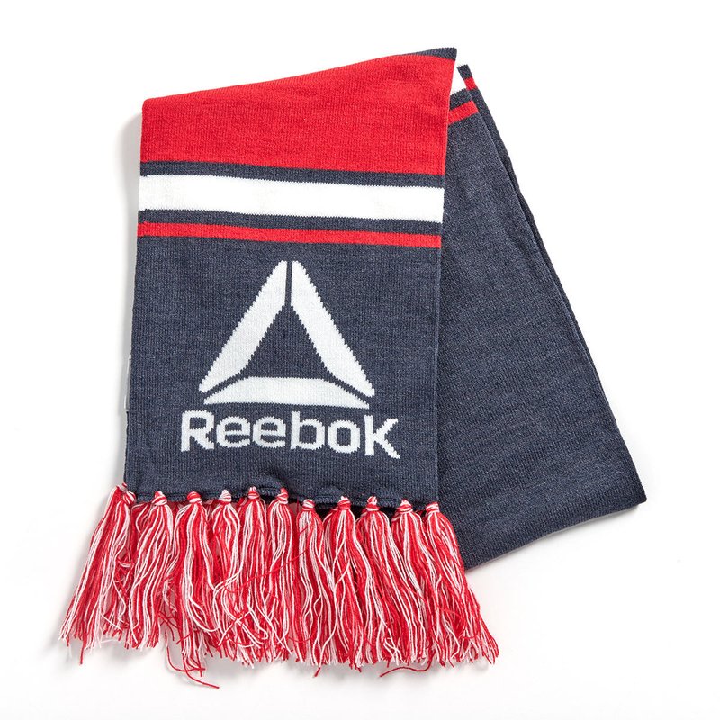 Reebok Rally Scarf With Logo In Blue