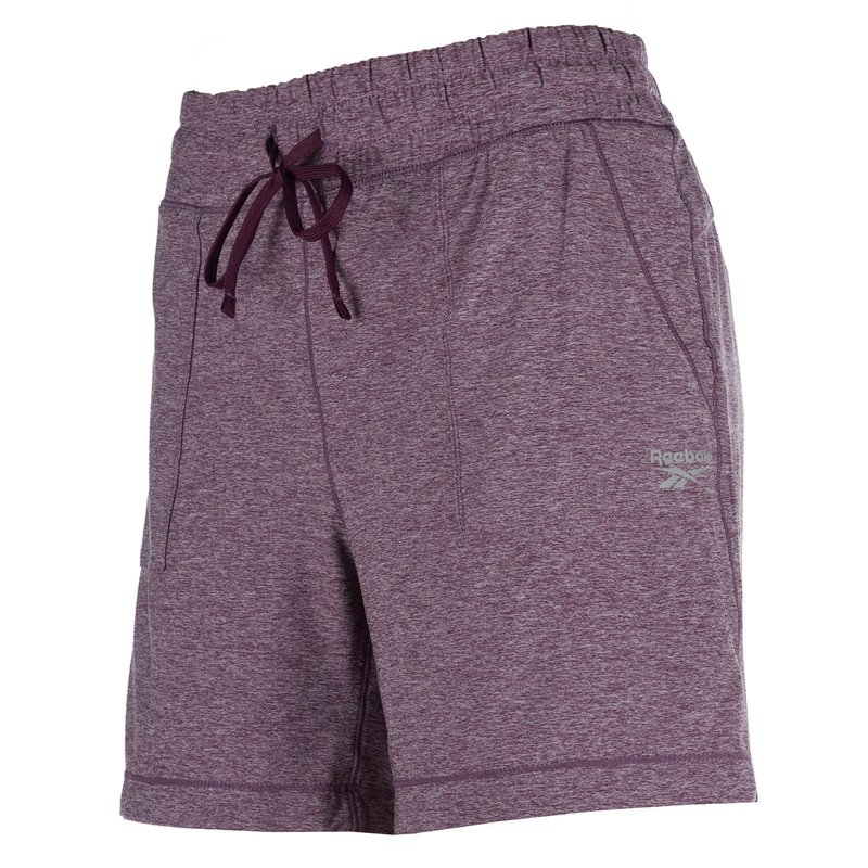Reebok Women's Hustle Soft Shorts In Purple