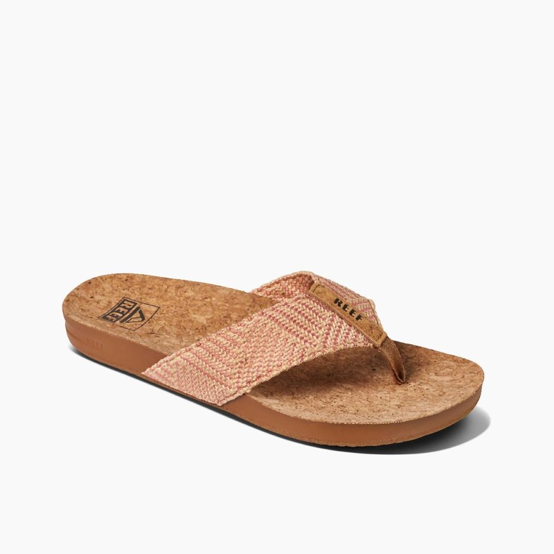Shop Reef Cushion Strand Sandals In Pink