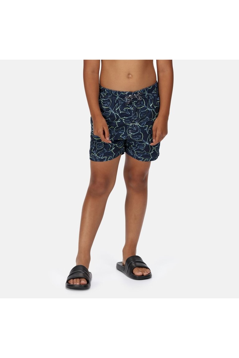 Boys Skander II Shark Swim Shorts