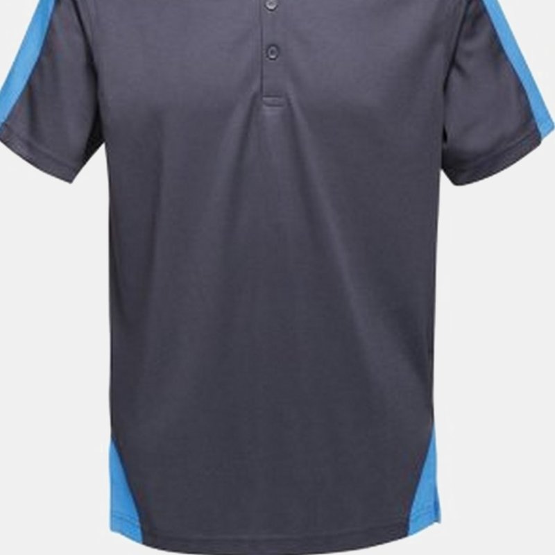 Regatta Coolweave Pique Polo Shirt In Blue