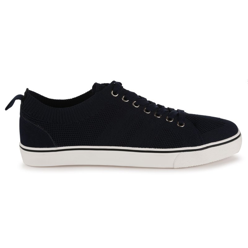 Shop Regatta Great Outdoors Mens Knitted Sneakers In Blue