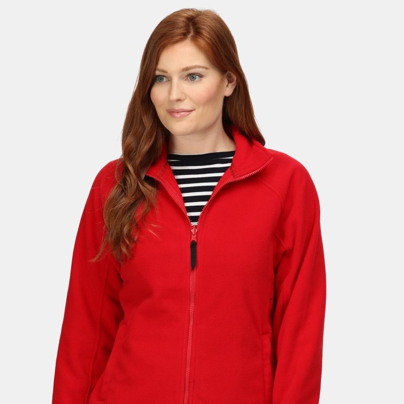 Regatta Ladies/womens Thor Iii Fleece Jacket In Red