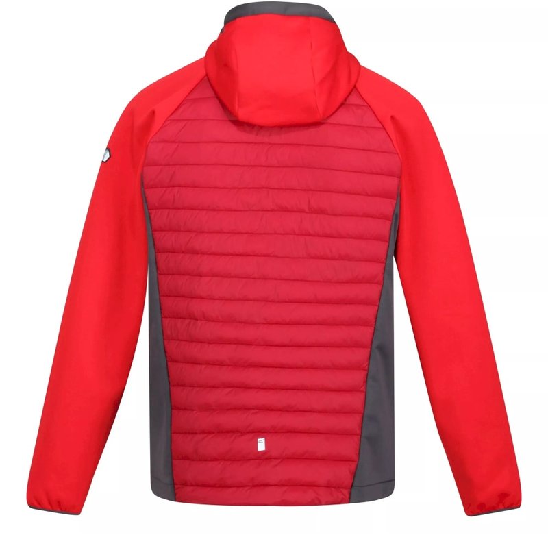 Shop Regatta Mens Andreson Vii Hybrid Lightweight Jacket In Red