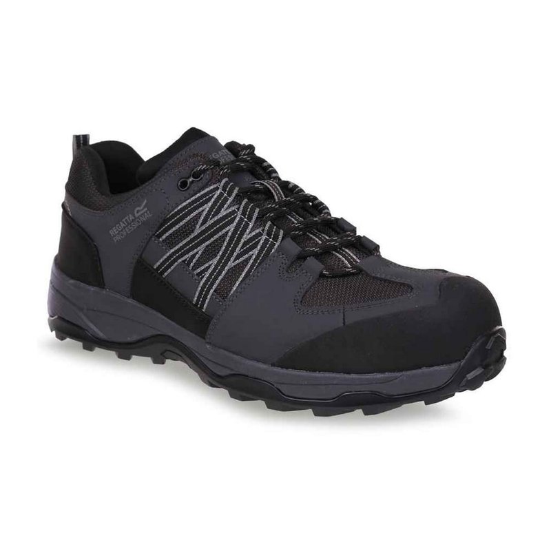 Regatta Mens Clayton Safety Trainers Shoes In Black