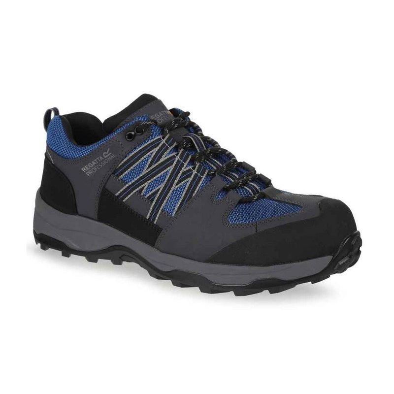 Regatta Mens Clayton Safety Trainers Shoes In Blue