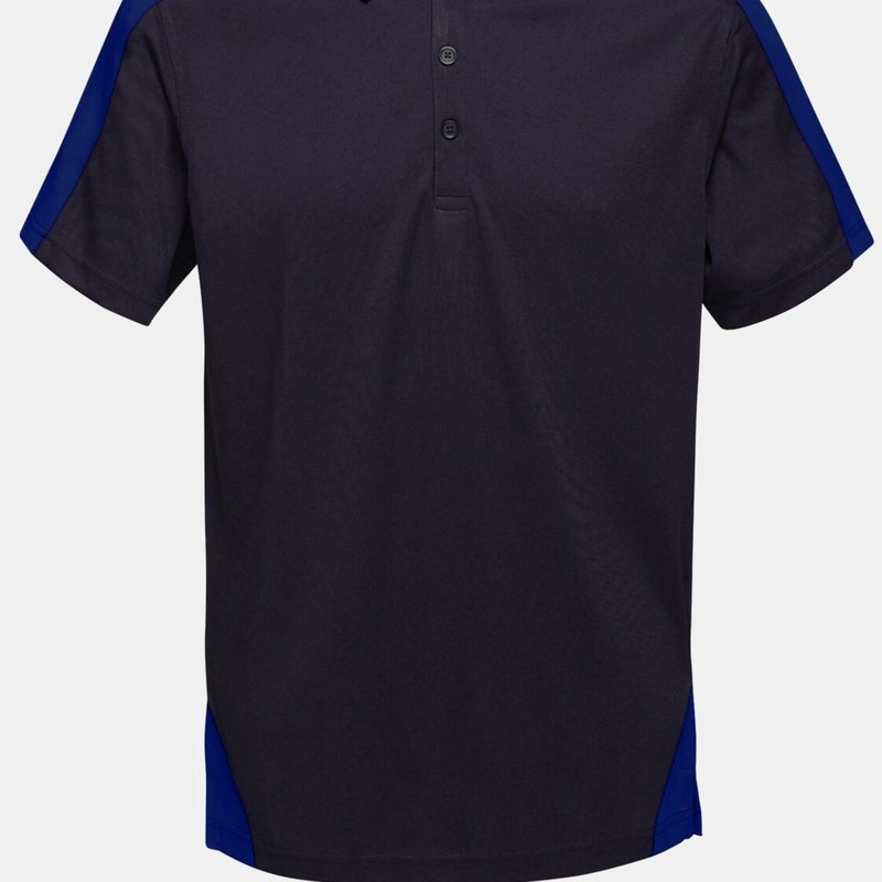 Regatta Mens Contrast Coolweave Polo Shirt In Blue