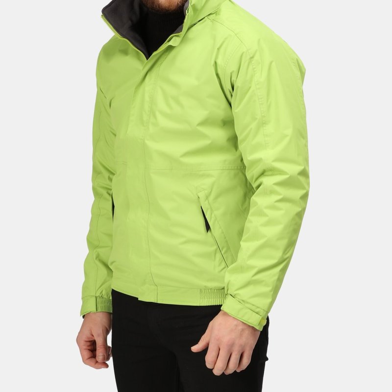 Regatta Mens Dover Waterproof Windproof Jacket In Green