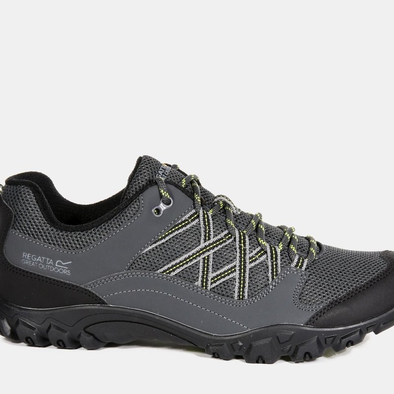 Regatta Mens Edgepoint Iii Low Rise Hiking Shoes In Grey