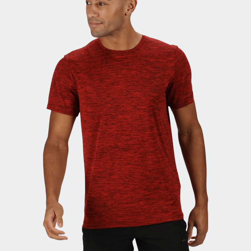 Regatta Mens Fingal Edition Marl T-shirt In Red