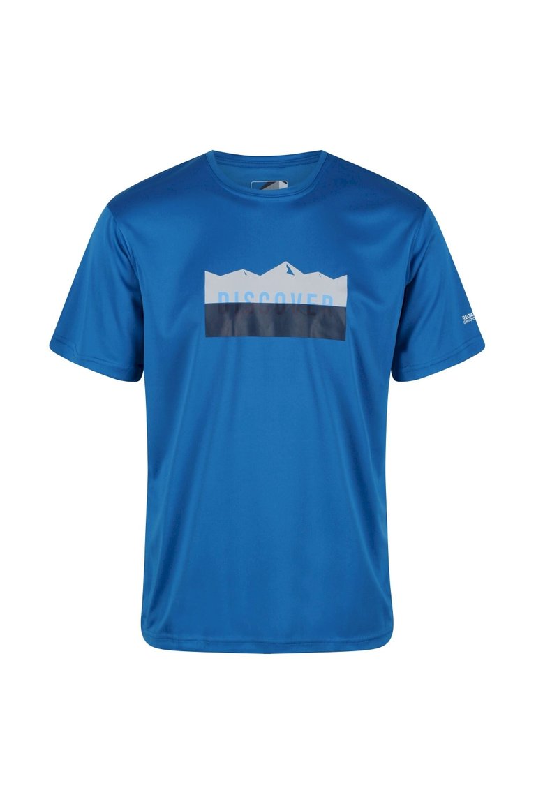 Mens Fingal VI Mountain T-Shirt - Imperial Blue