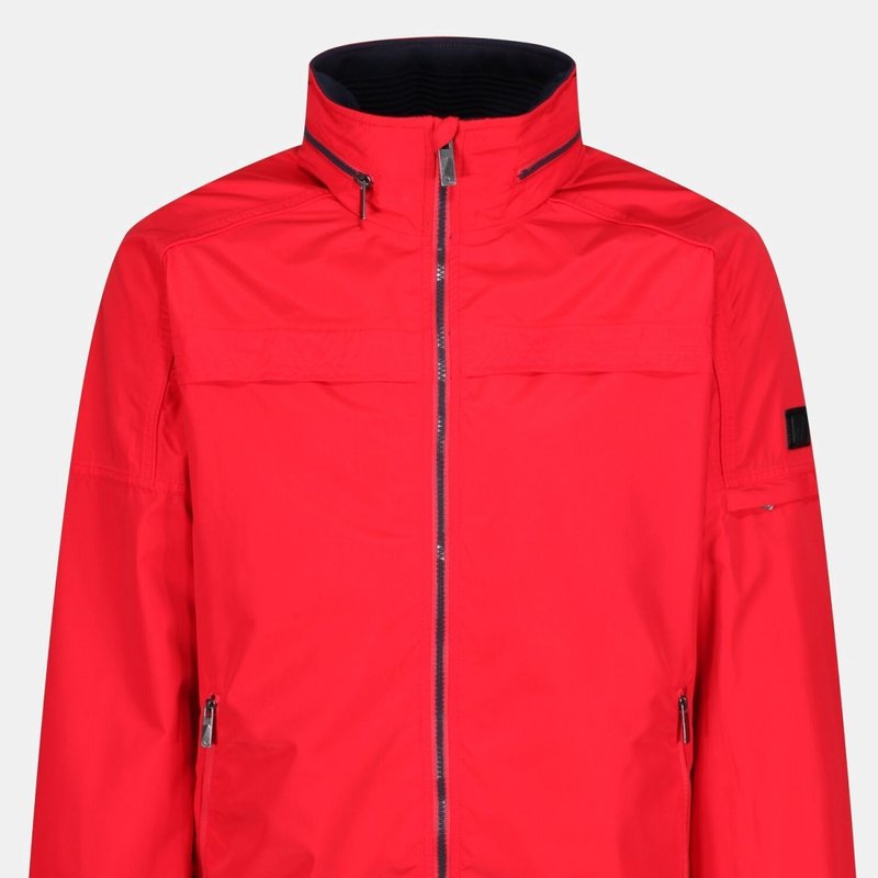 Regatta Mens Finn Waterproof Jacket In Red