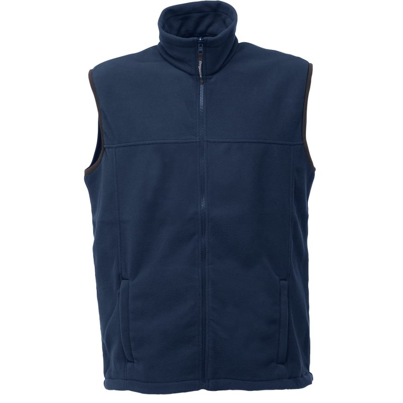 Regatta Mens Haber Ii 250 Series Anti-pill Fleece Bodywarmer / Sleeveless Jacket In Blue