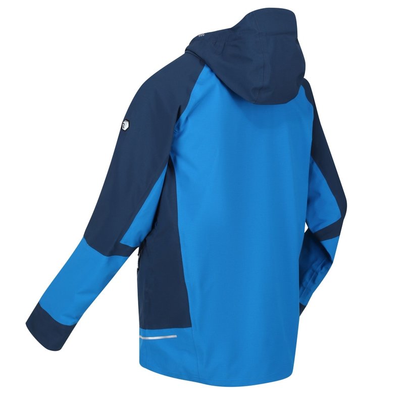 Shop Regatta Mens Highton Pro Waterproof Jacket In Blue