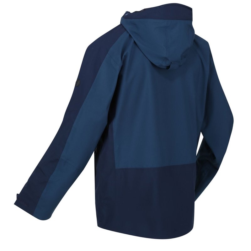 Shop Regatta Mens Highton Stretch Ii Waterproof Jacket In Blue