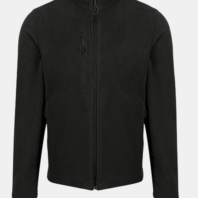 Regatta Mens Honesty Made Recycled Fleece Jacket In Black