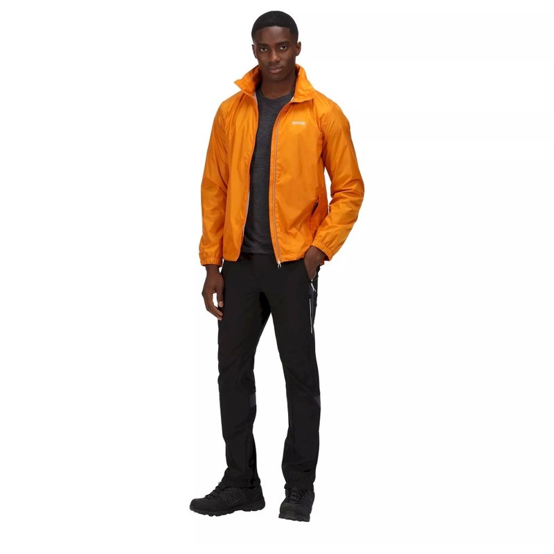 Regatta Mens Lyle Iv Waterproof Hooded Jacket In Orange