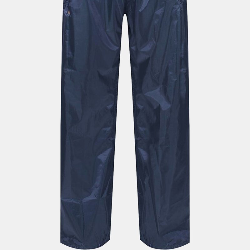 Regatta Mens Outdoor Classics Stormbreak Waterproof Overtrousers In Blue