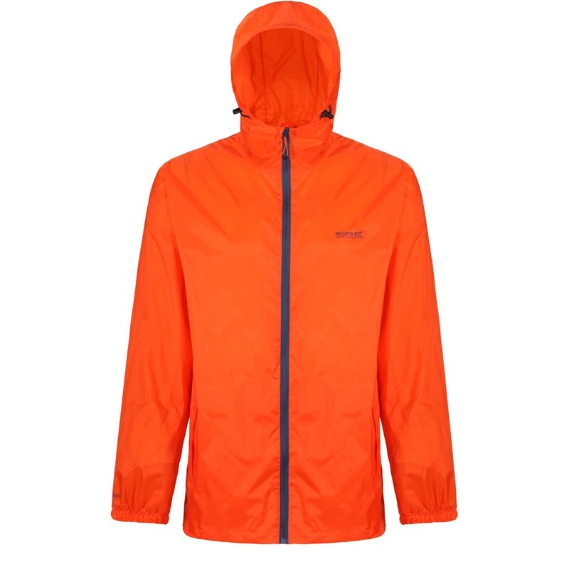 Regatta Mens Pack It Iii Waterproof Jacket In Orange