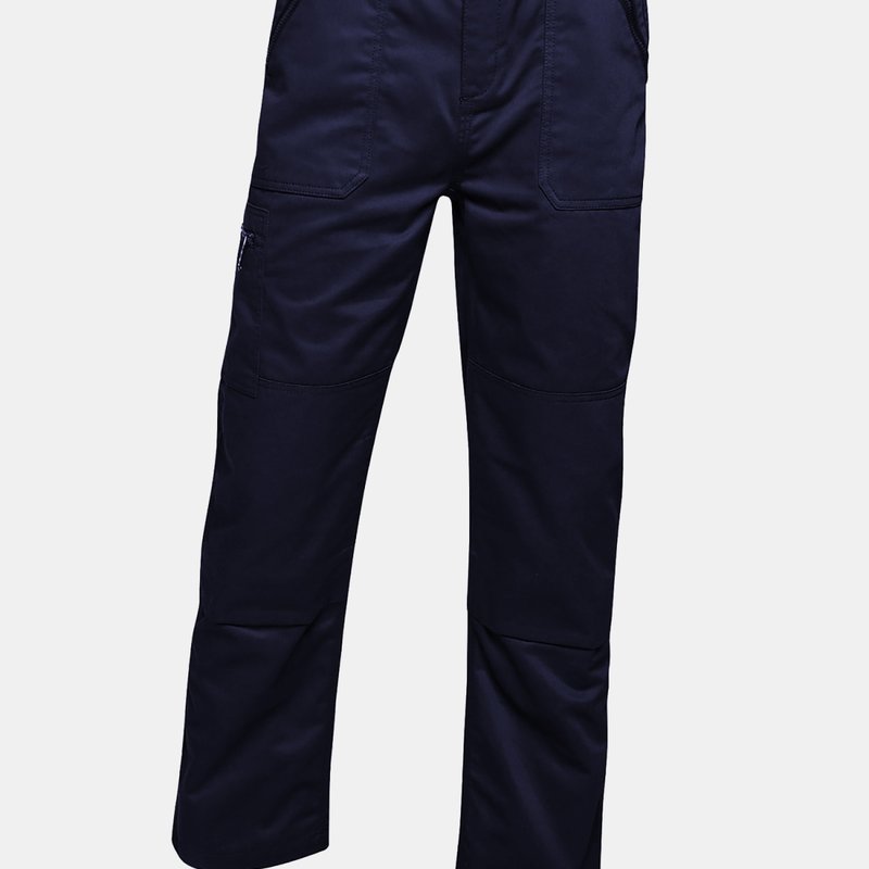 Shop Regatta Mens Pro Action Trousers In Blue