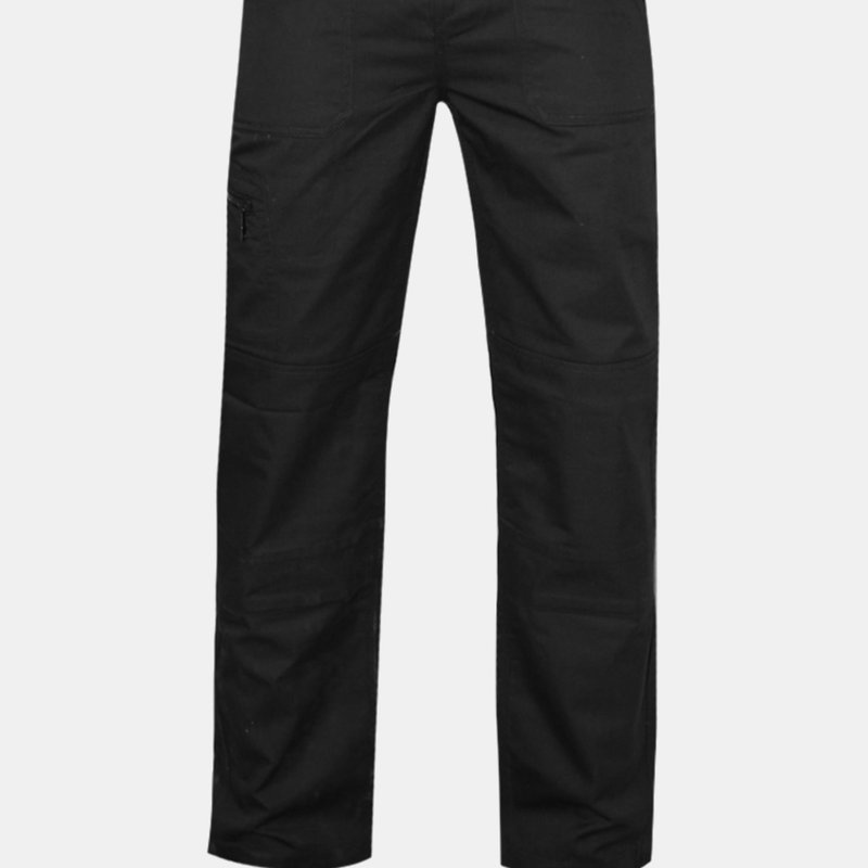 Shop Regatta Mens Pro Action Waterproof Trousers In Black