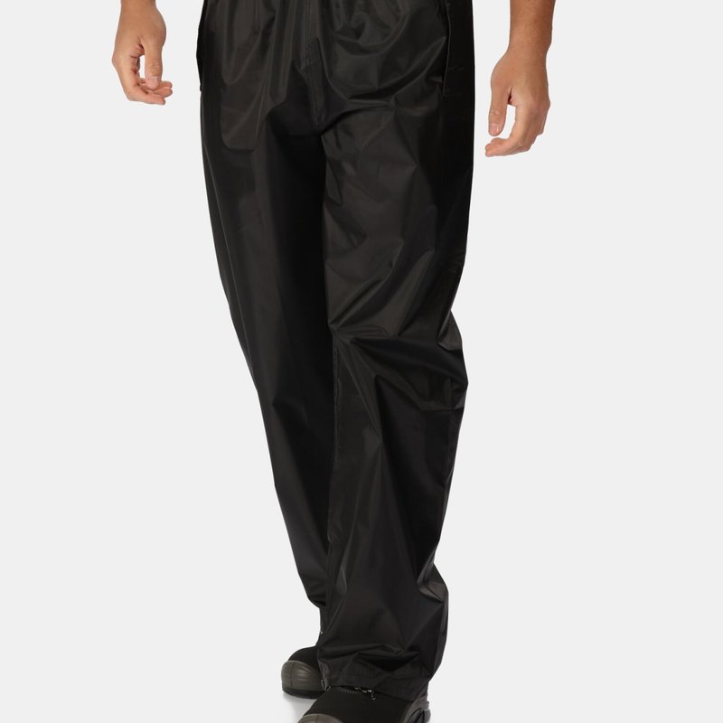 Regatta Mens Pro Stormbreaker Waterproof Overpants In Black