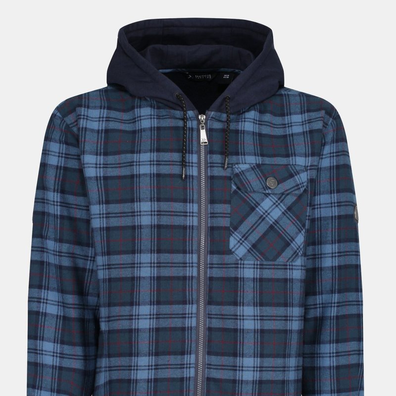 Regatta Mens Tactical Siege Checked Jacket In Blue