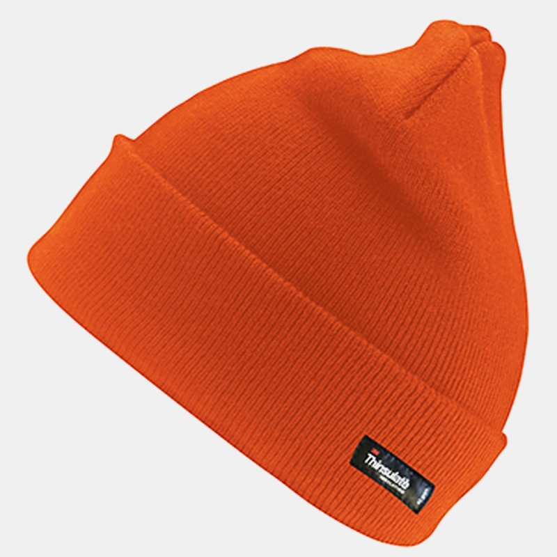 Regatta Mens Thinsulate Thermal Winter Hat In Orange