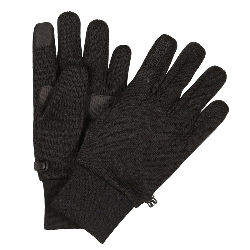 Regatta Mens Veris Winter Gloves In Black