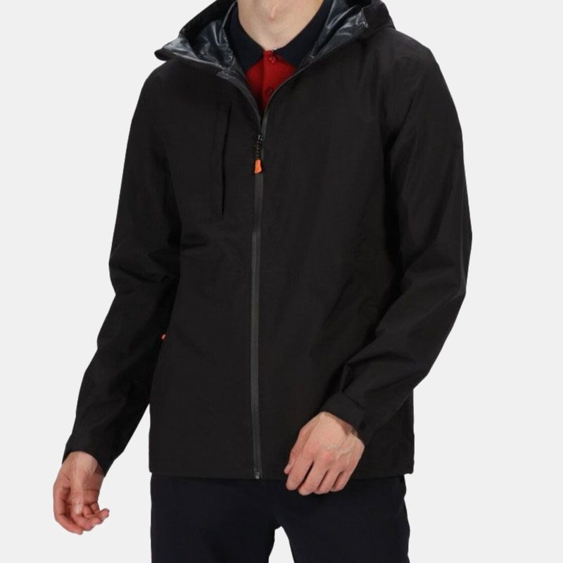 Regatta Mens X-pro Triode Ii Shell Waterproof Jacket In Black