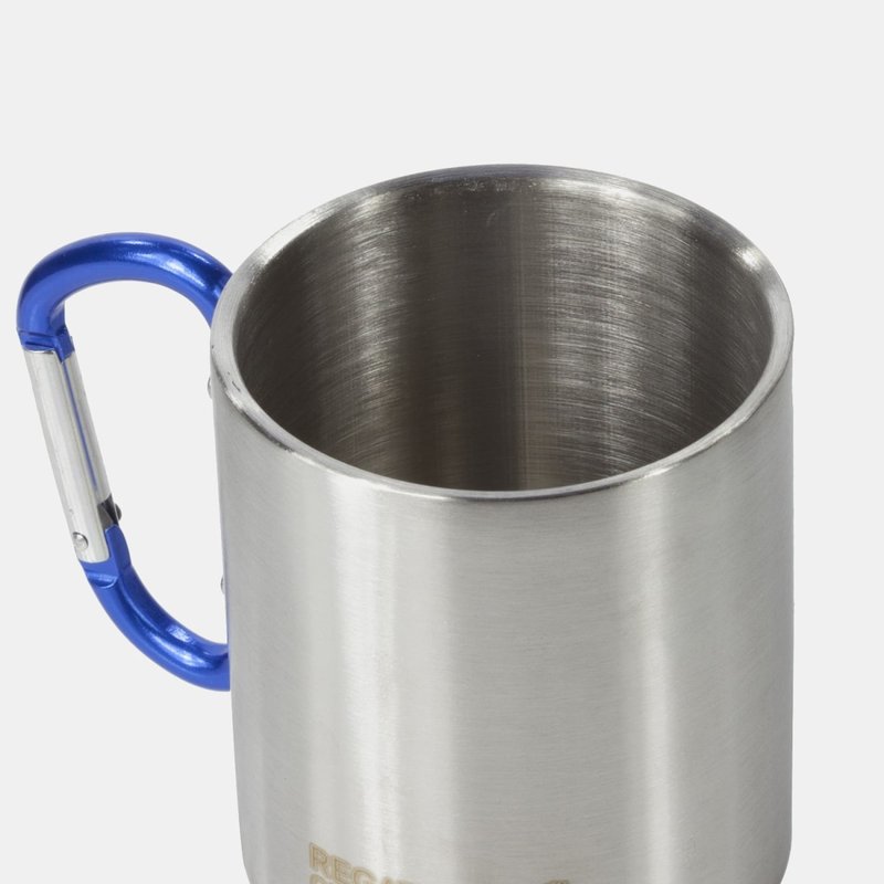 Regatta Outdoors Steel Karabiner Mug/cup Silver In Grey