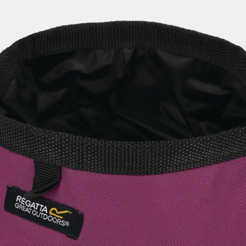 Regatta Pack Away Waterproof Dog Bowl In Purple