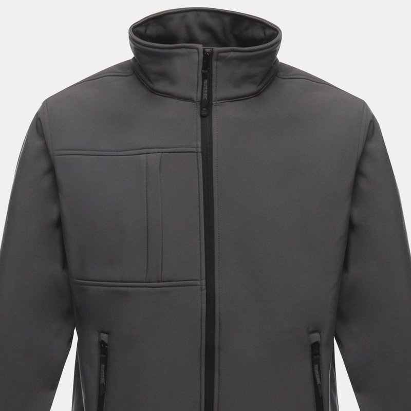 Regatta Professional Mens Octagon Ii Waterproof Softshell Jacket In Grey