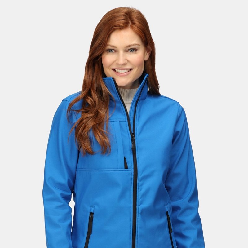 Regatta Professional Womens/ladies Octagon Ii Waterproof Softshell Jacket In Blue