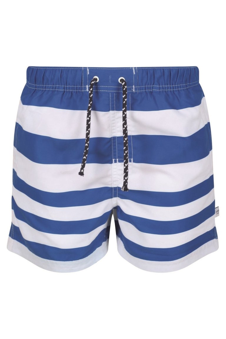 Regatta Boys Skander II Striped Swim Shorts - Lapis Blue