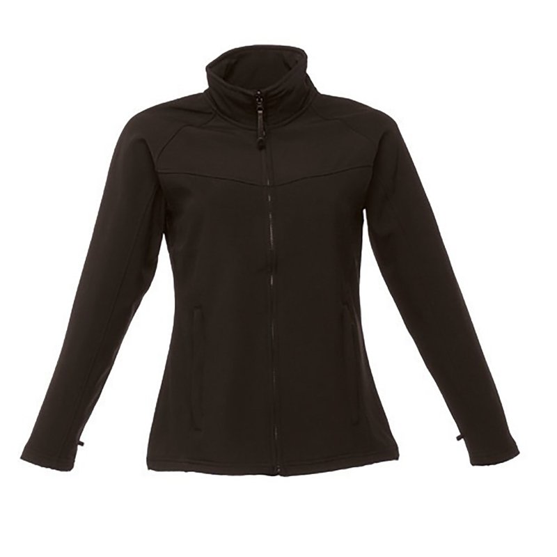 Regatta Ladies Uproar Softshell Wind Resistant Jacket (all Black)