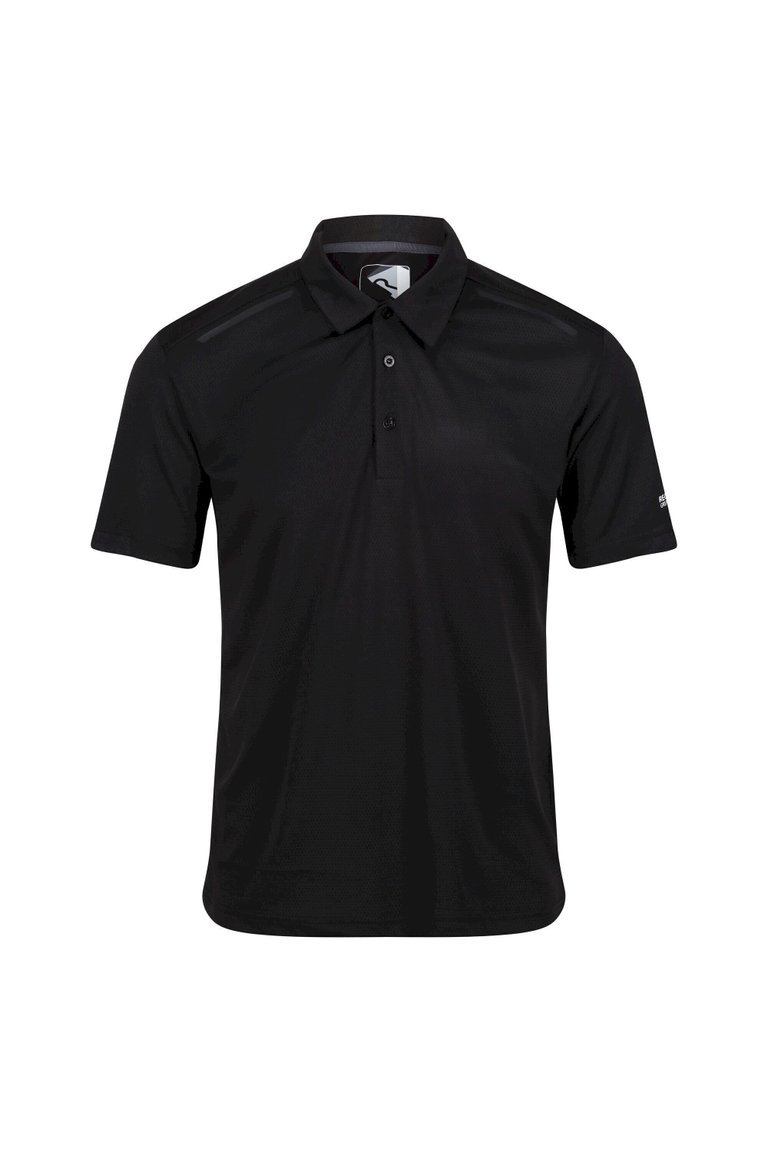 Regatta Mens Breckenlite Highton Pro Polo Shirt - Black