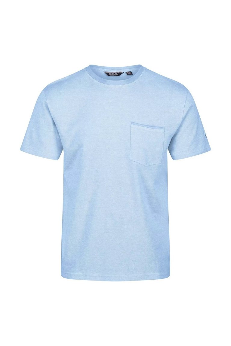 Regatta Mens Caelum Pique T-Shirt (Powder Blue) - Powder Blue