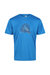 Regatta Mens Fingal Slogan Mountain T-Shirt - Imperial Blue